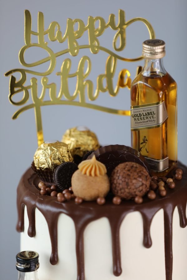 Keep Walking Johnny Walker Drip Cake - Image 3