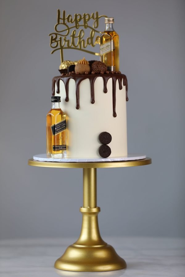 Keep Walking Johnny Walker Drip Cake