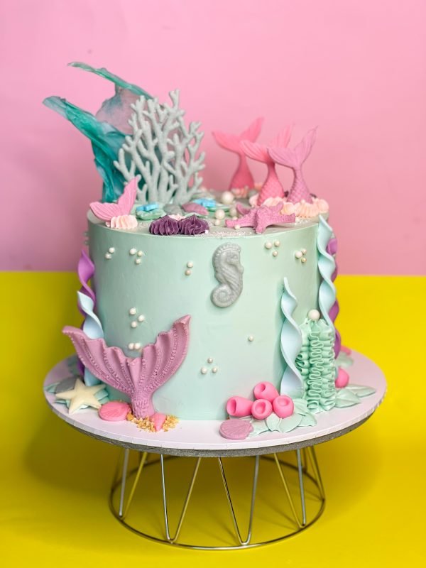 Mermaid's Chocolate Seascape Cake