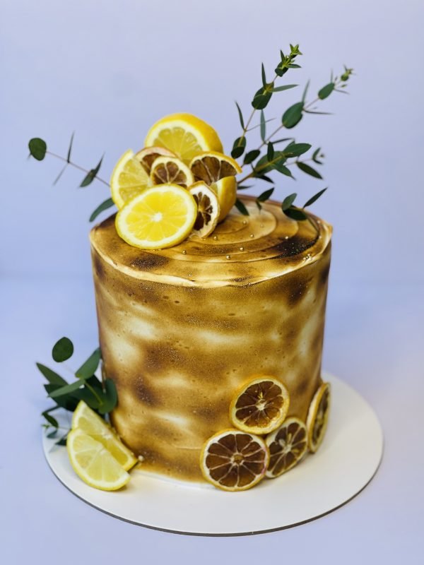 Sicilian Lemon Meringue Bliss Cake